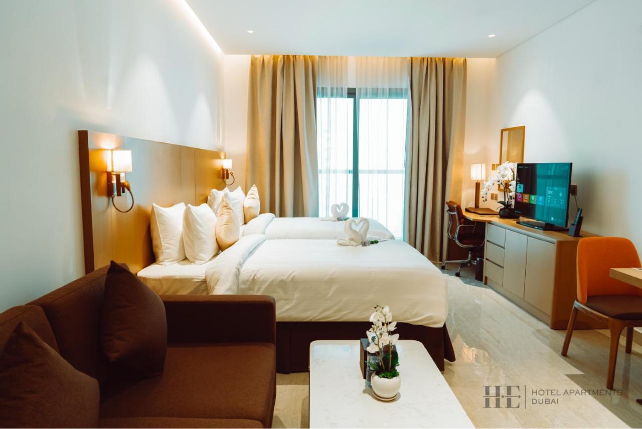 He Hotel Apartments Dubaj Szoba fotó Deluxe Room