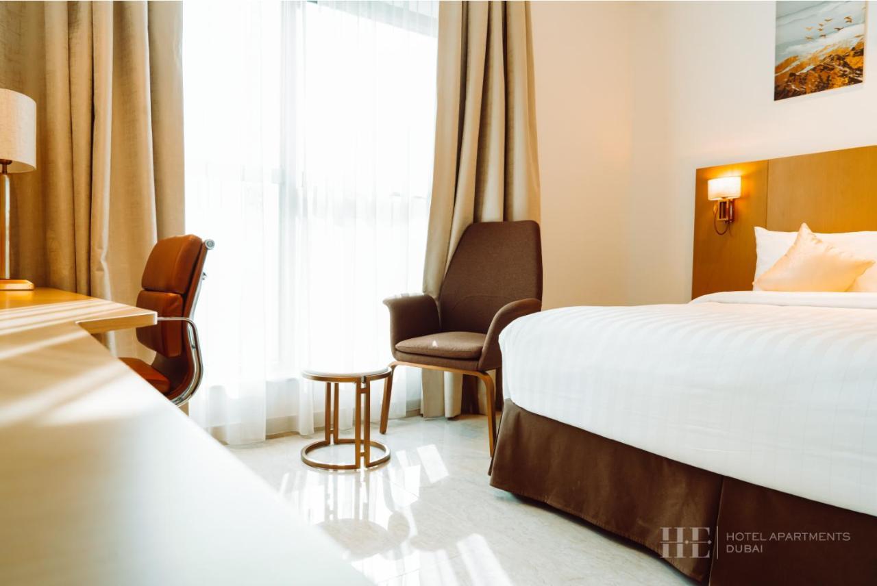 He Hotel Apartments Dubaj Szoba fotó