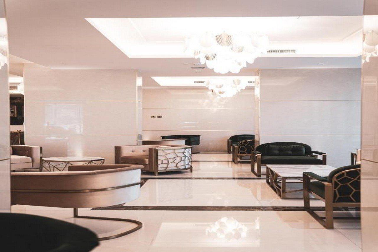 He Hotel Apartments Dubaj Kültér fotó Lobby